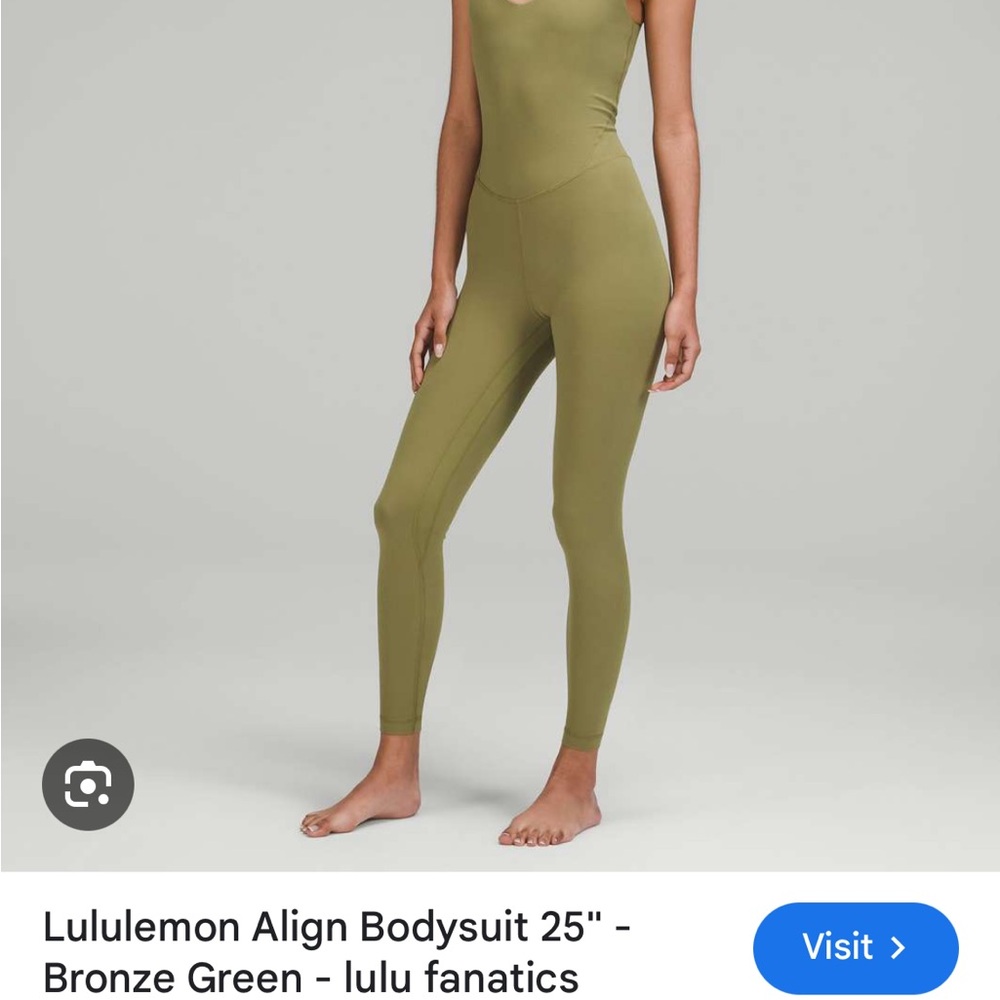 lululemon athletica Women's Green Bodysuit